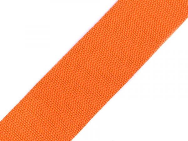Gurtband Uni 40 mm breit Orange